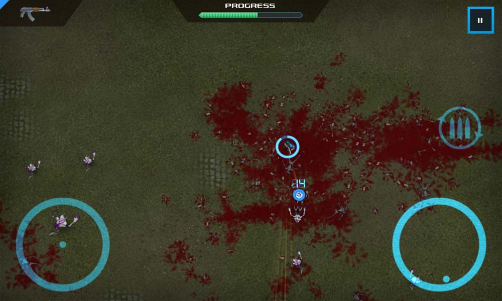 Скриншот #1 из игры Crimsonland