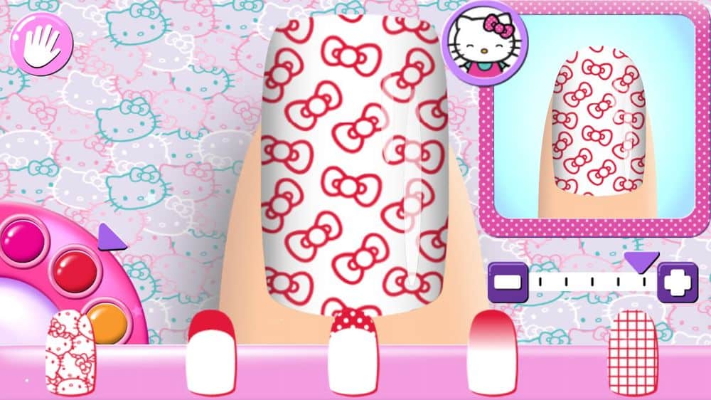 Скриншот #1 из игры Маникюрный салон Hello Kitty