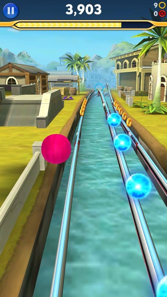 Скриншот #1 из игры Sonic Dash 2: Sonic Boom