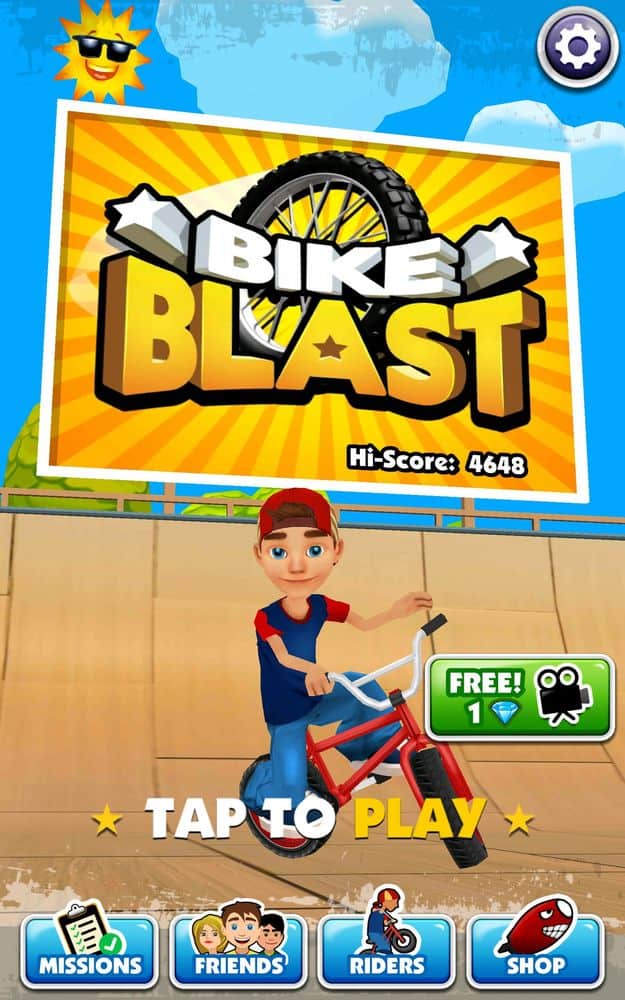 Скриншот #1 из игры Bike Blast