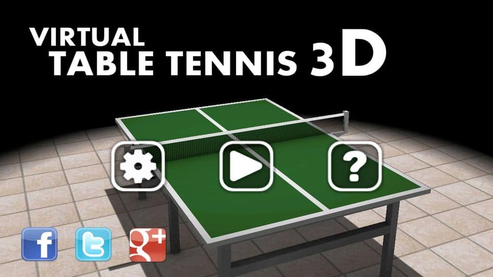 Скриншот #1 из игры Virtual Table Tennis 3D