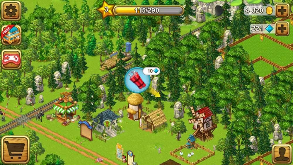 Скриншот #1 из игры Lucky Fields