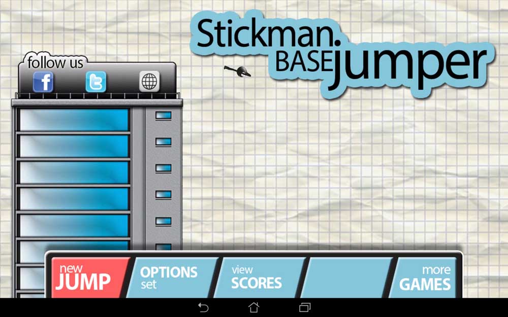 Скриншот #1 из игры Stickman Base Jumper