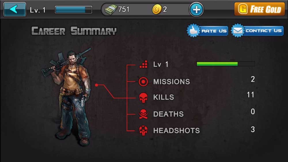 Скриншот #1 из игры Zombie Assault: Sniper