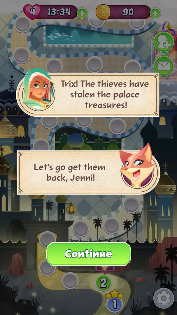 Скриншот #1 из игры Genies & Gems