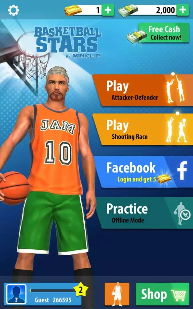 Скриншот #1 из игры Basketball Stars