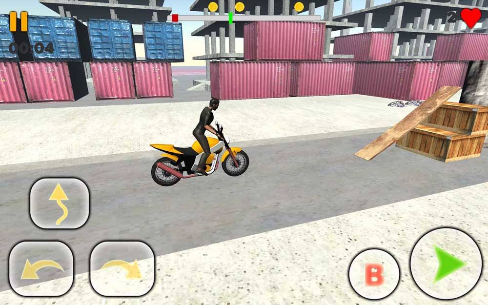 Скриншот #1 из игры Moto Jump 3D
