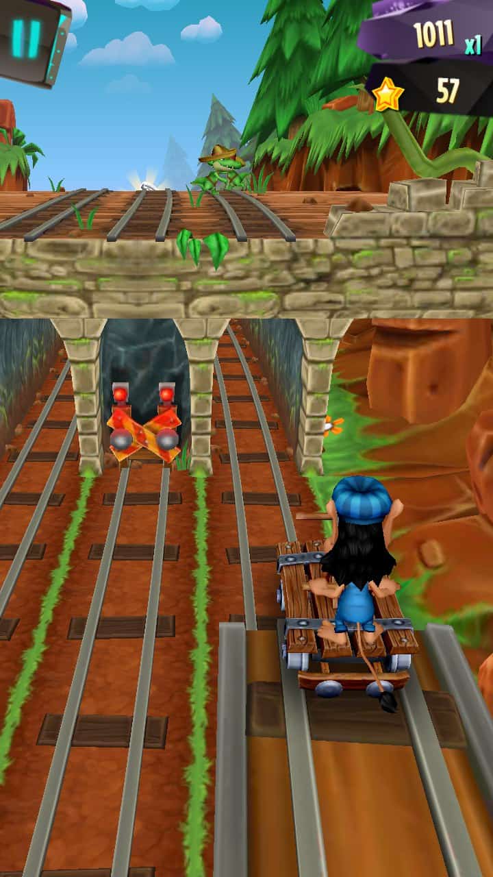 Скриншот #1 из игры Hugo Troll Race 2