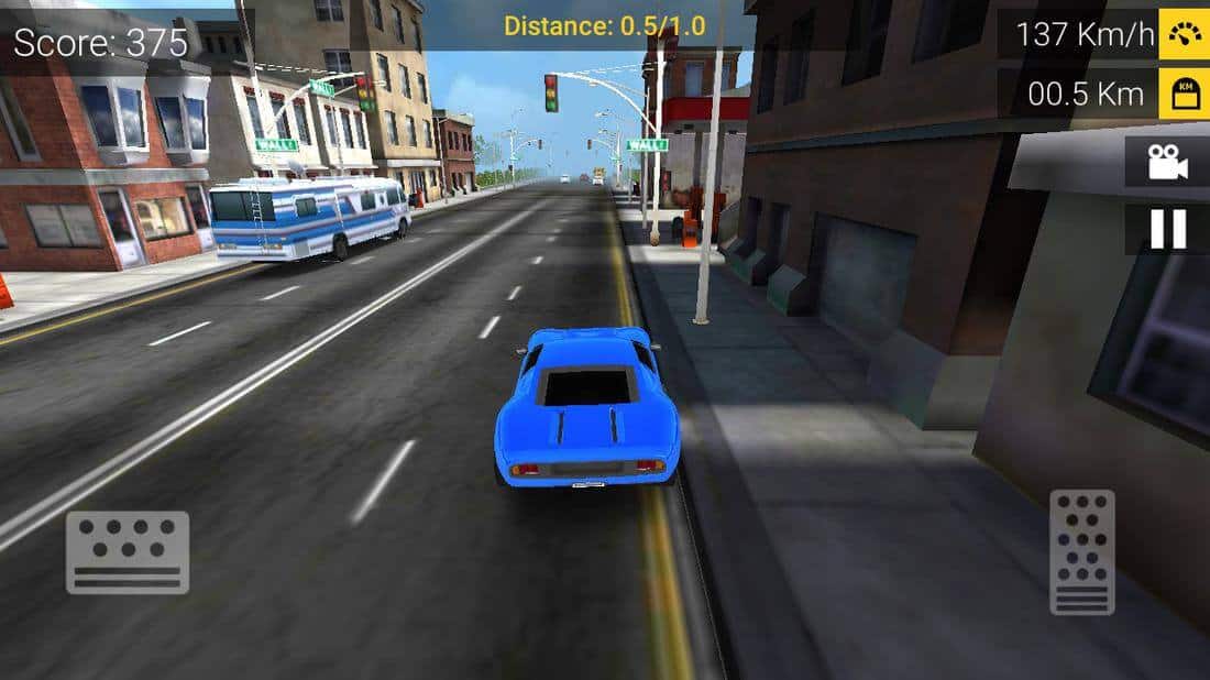 Скриншот #1 из игры Racing In Traffic