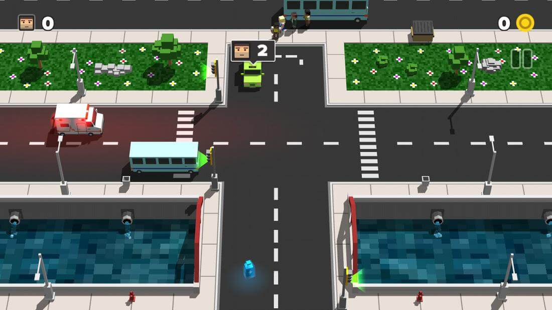 Скриншот #1 из игры Loop Taxi