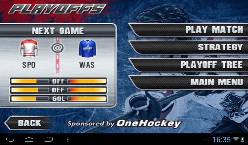 Скриншот #1 из игры Hockey Nations 2018