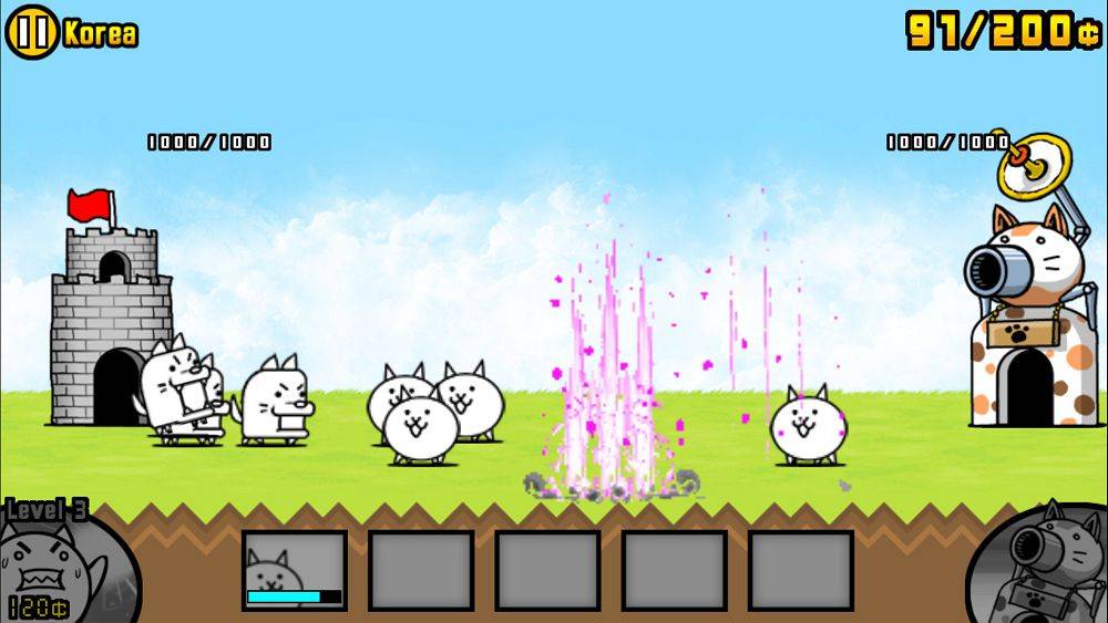 Скриншот #1 из игры The Battle Cats