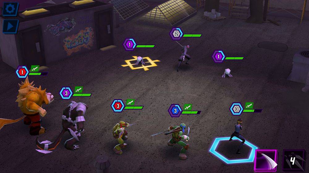Скриншот #1 из игры Ninja Turtles: Legends