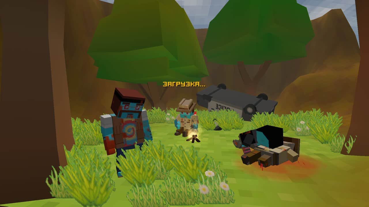 Скриншот #1 из игры Cube Z (Pixel Zombies)