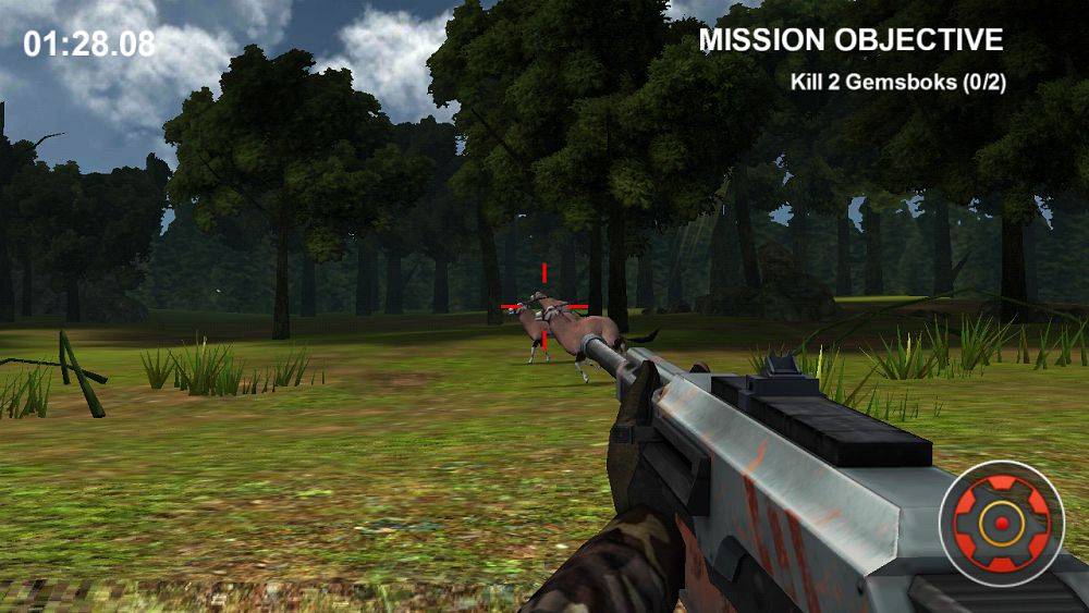 Скриншот #1 из игры Охотничье сафари 3D