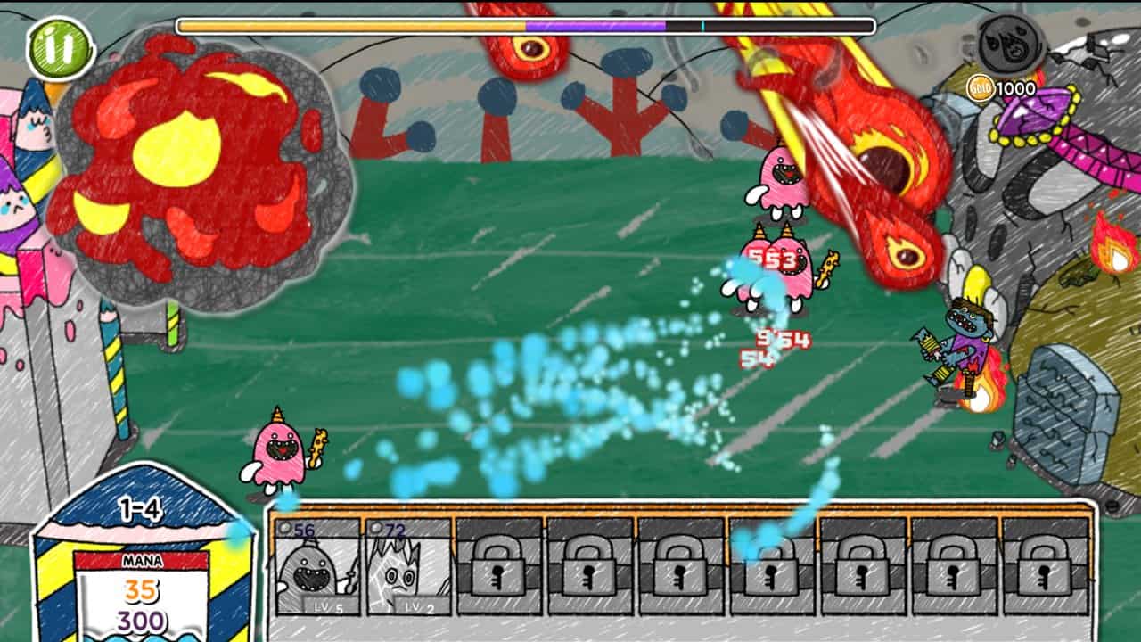Скриншот #1 из игры Monster VS Zombie