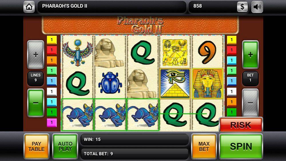 Скриншот #1 из игры Pharaoh’s Gold II