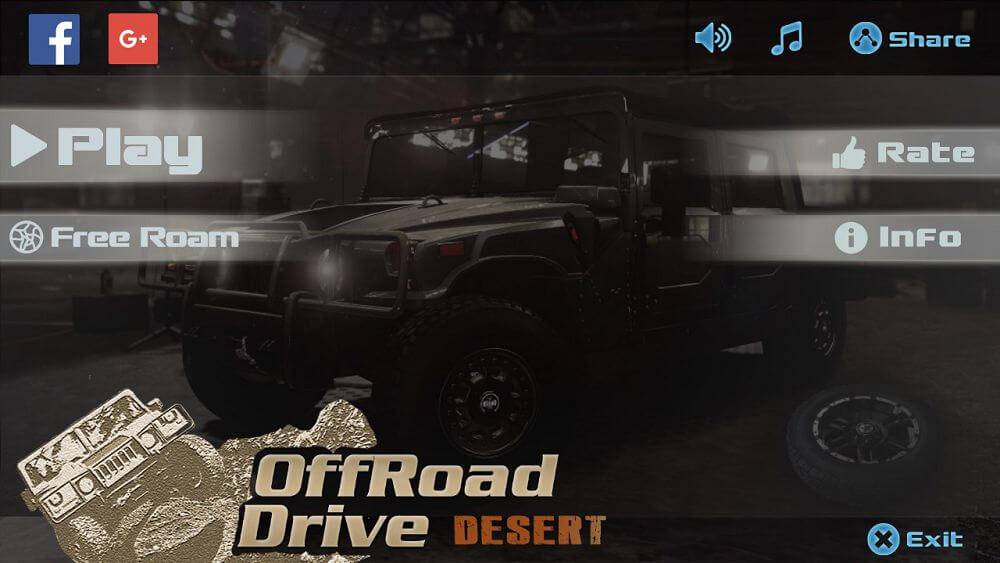 Скриншот #1 из игры OffRoad Drive Desert