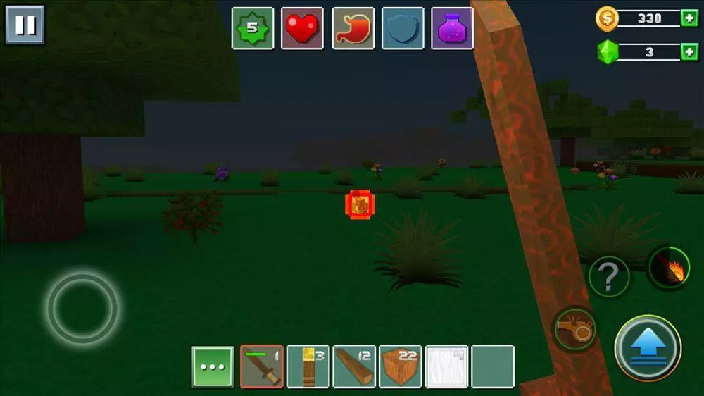 Скриншот #1 из игры Мир кубов - Exploration Craft