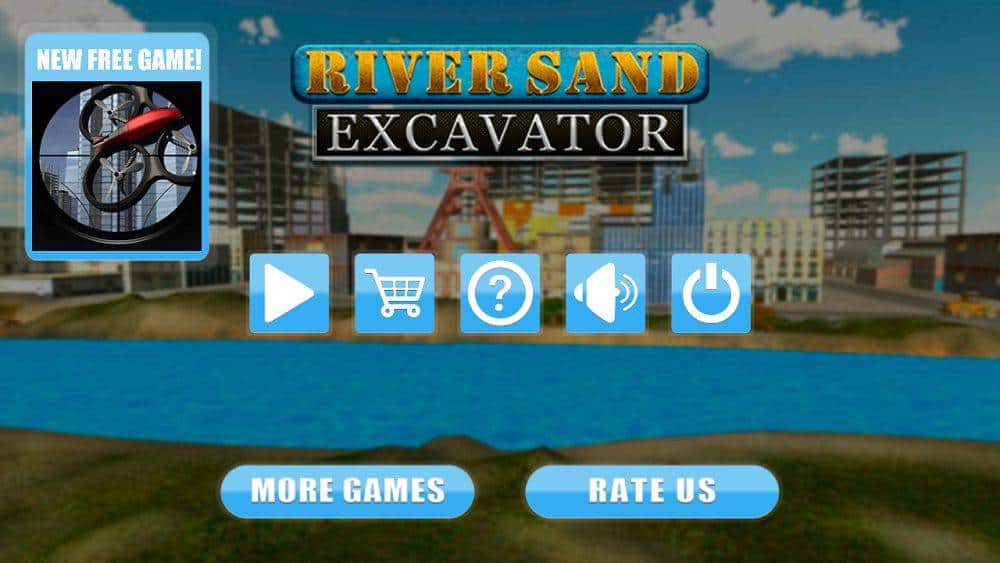 Скриншот #1 из игры River Sand Excavator Simulator