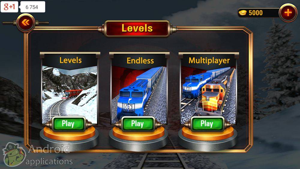Скриншот #1 из игры Train Racing Games 3D 2 Player