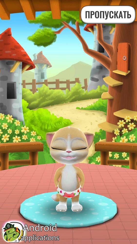 Скриншот #1 из игры Моя Говорящая Кошка Эмма