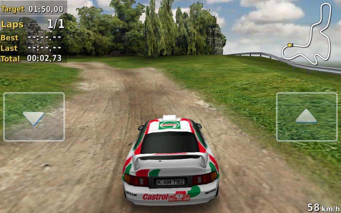 Скриншот #1 из игры Pocket Rally
