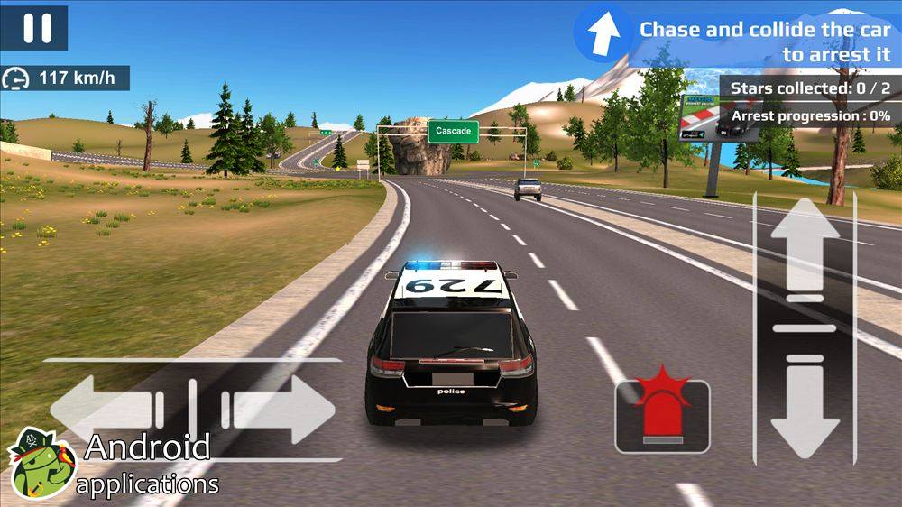 Скриншот #1 из игры Police Car Driving Offroad