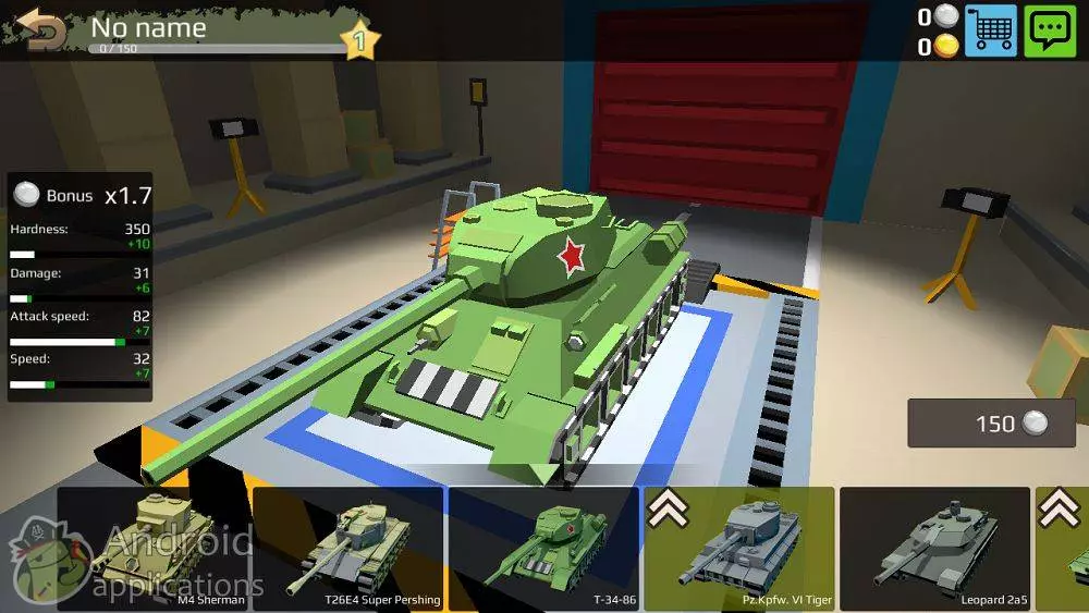 Скриншот #1 из игры World Of Cartoon Tanks