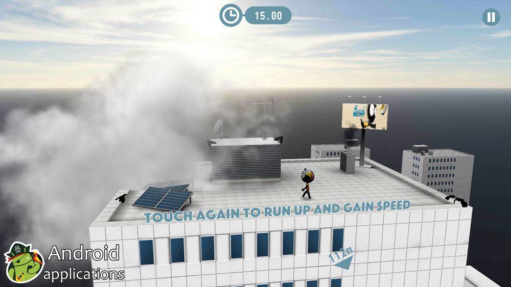 Скриншот #1 из игры Stickman Base Jumper 2