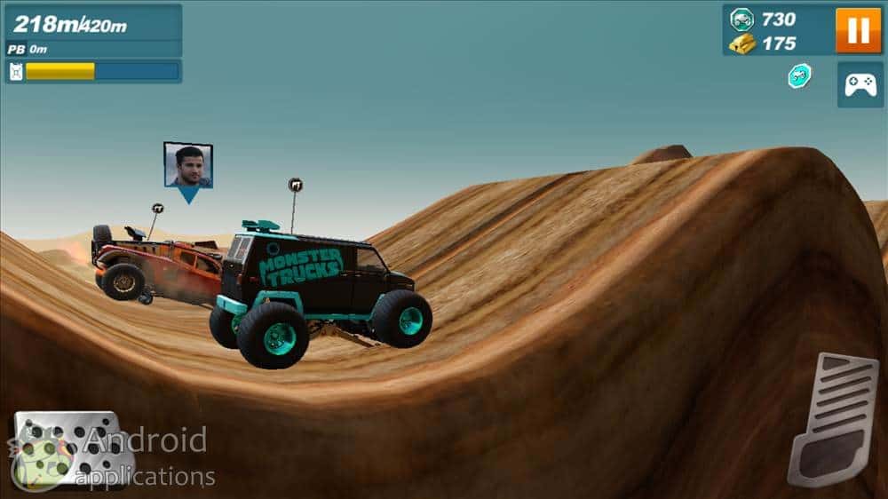 Скриншот #1 из игры Monster Trucks Racing