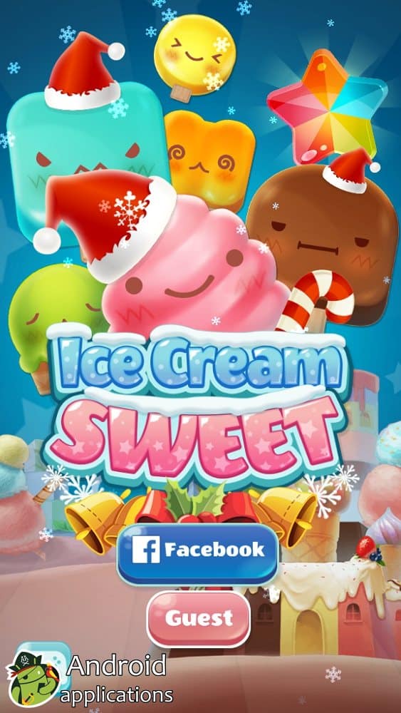 Скриншот #1 из игры Ice Cream Sweet: Match3 Puzzle