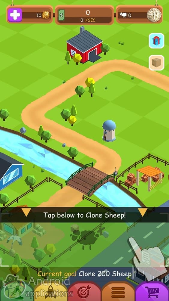 Скриншот #1 из игры Tiny Sheep