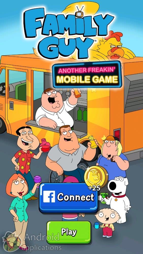 Скриншот #1 из игры Family Guy Freakin Mobile Game