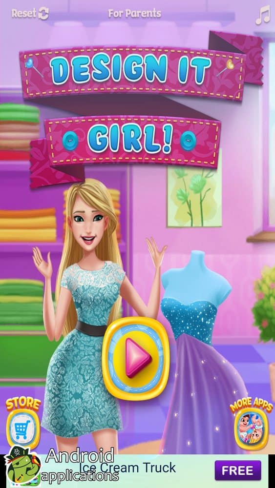 Скриншот #1 из игры Design It Girl - Fashion Salon