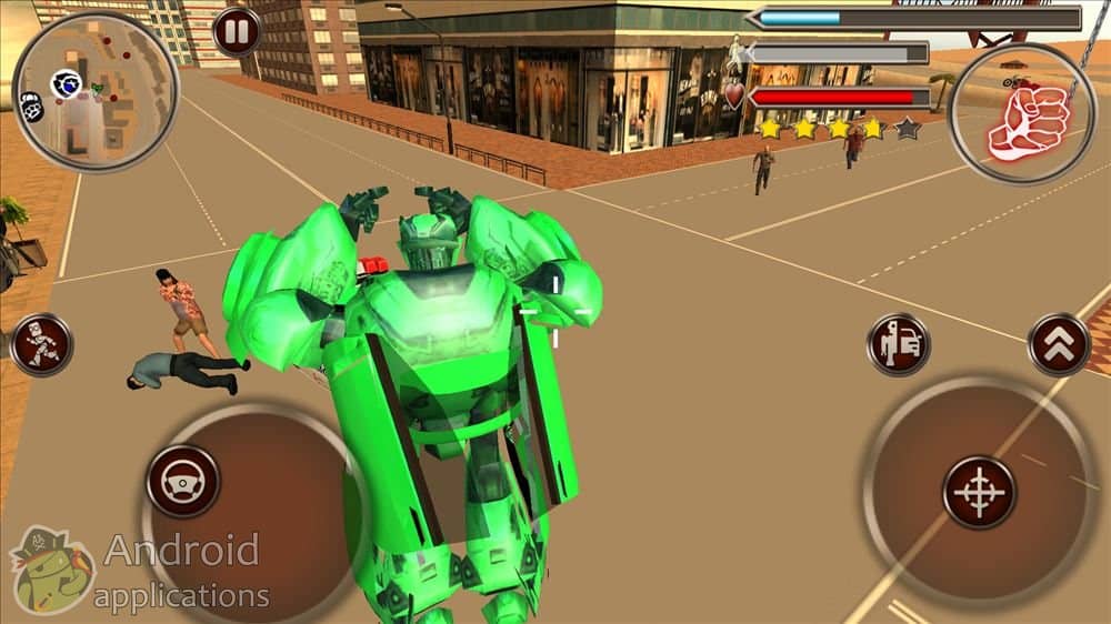 Скриншот #1 из игры City Robot Battle