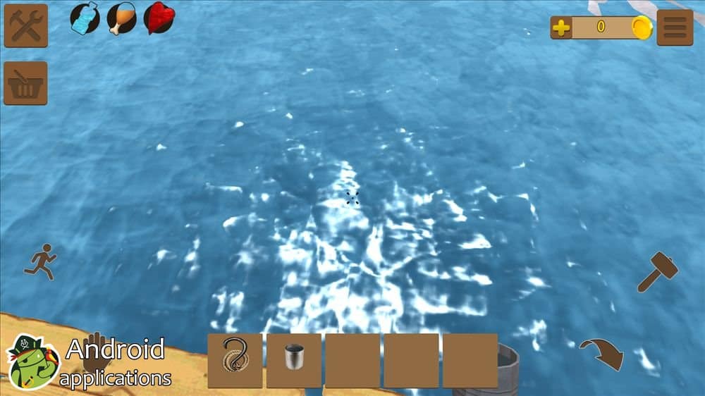 Скриншот #1 из игры Oceanborn: Raft Survival Craft
