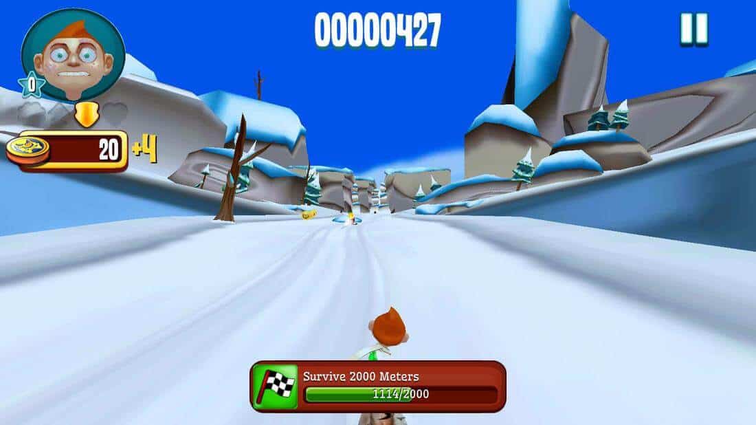 Скриншот #1 из игры Skiing Fred
