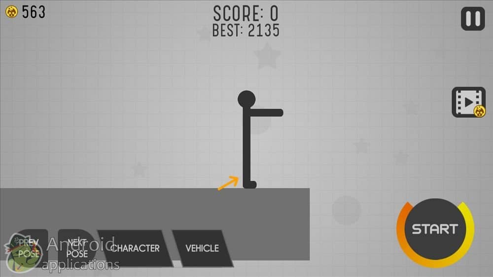 Скриншот #1 из игры Stickman Turbo Dismount