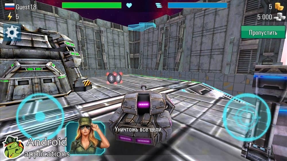 Скриншот #1 из игры Iron Tanks: Online Battle