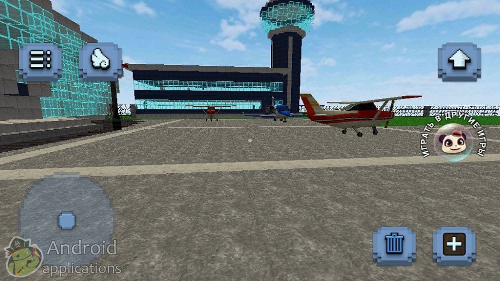 Скриншот #1 из игры Plane Craft: Square Air
