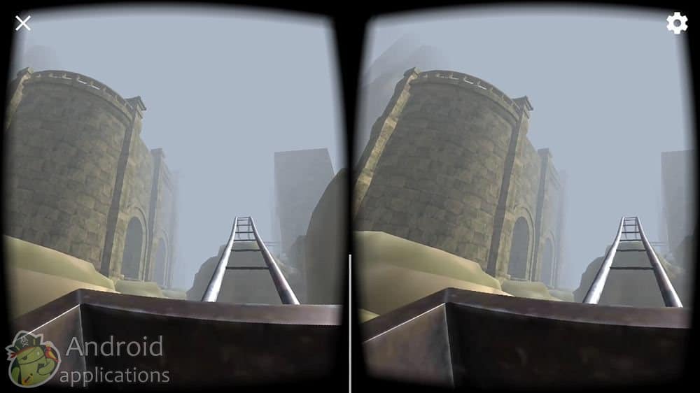 Скриншот #1 из игры VR Roller Coaster Temple Rider