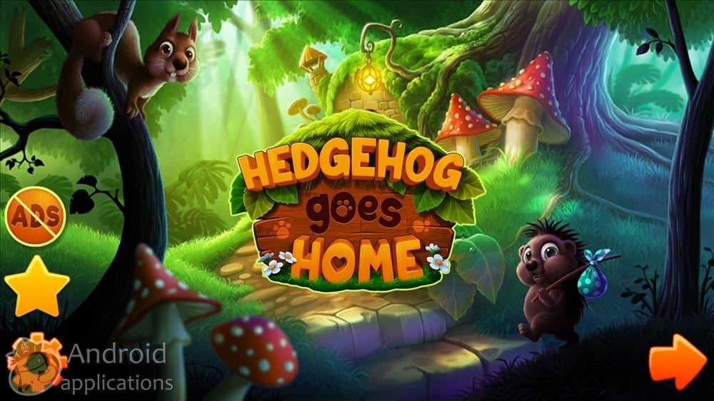 Скриншот #1 из игры Hedgehog goes home