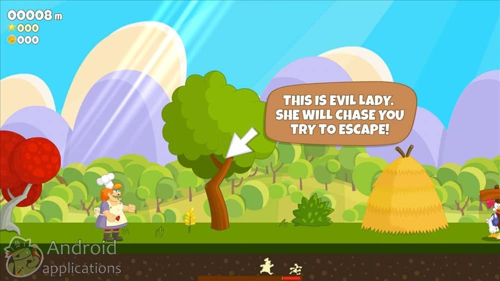 Скриншот #1 из игры Chicken Fly! - Platform Jumper