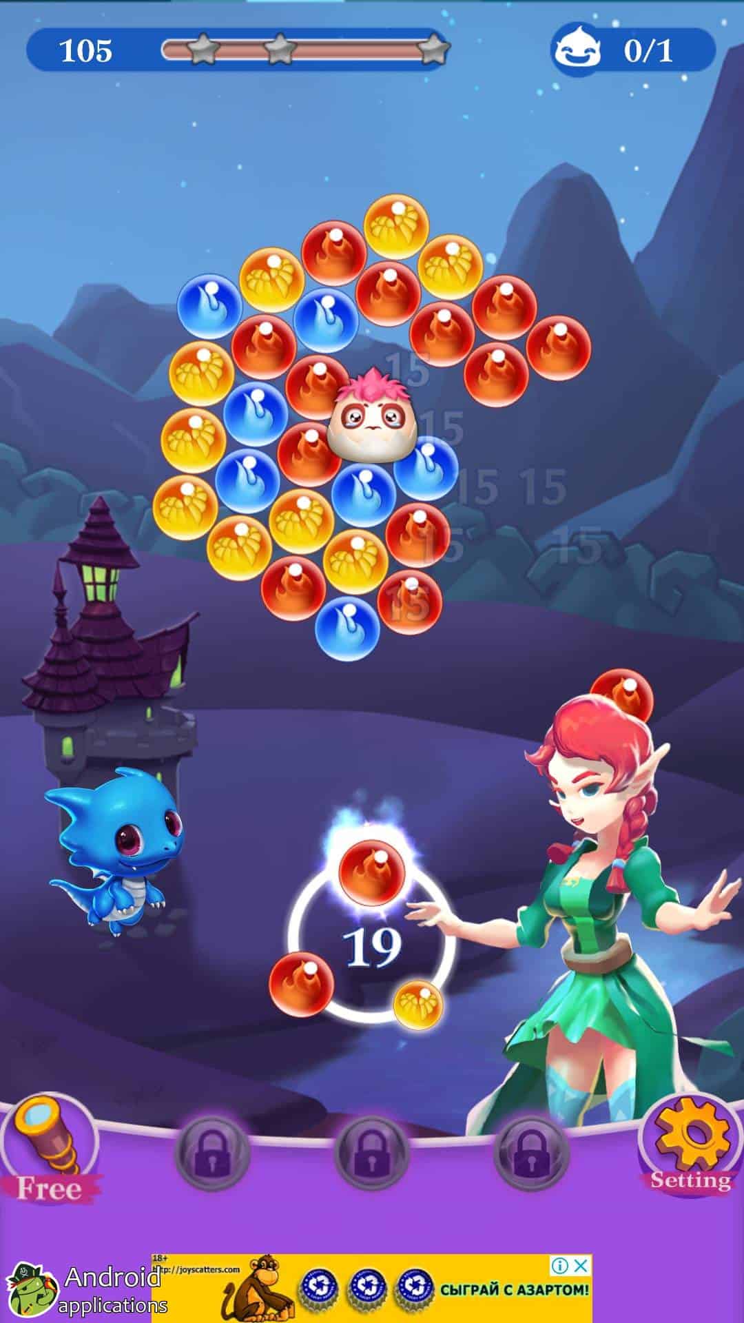 Скриншот #1 из игры Bubble Shooter: Bubble Games