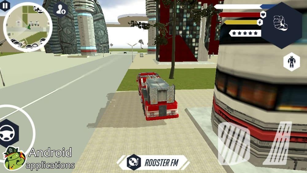 Скриншот #1 из игры Robot Firetruck