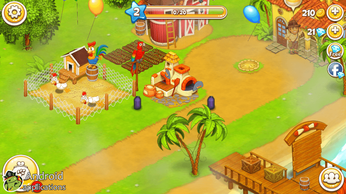 Скриншот #1 из игры Farm Island: Hay Bay City Paradise